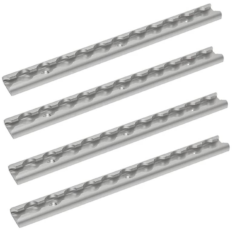 Preiswert & Gut 4 x Zurrschienen Airlineschiene 30cm Ankerschiene Zurrösen Befestigungsschiene von Preiswert & Gut