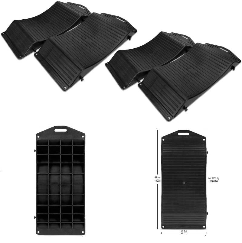 Preiswert&Gut 4 x Reifen-Schoner für Wohnwagen: Optimaler Schutz und verlängerte Lebensdauer für Reifen von 13 bis 18 Zoll. Mit einem praktischen Stecksystem bis 1250 kg (4) von Preiswert&Gut