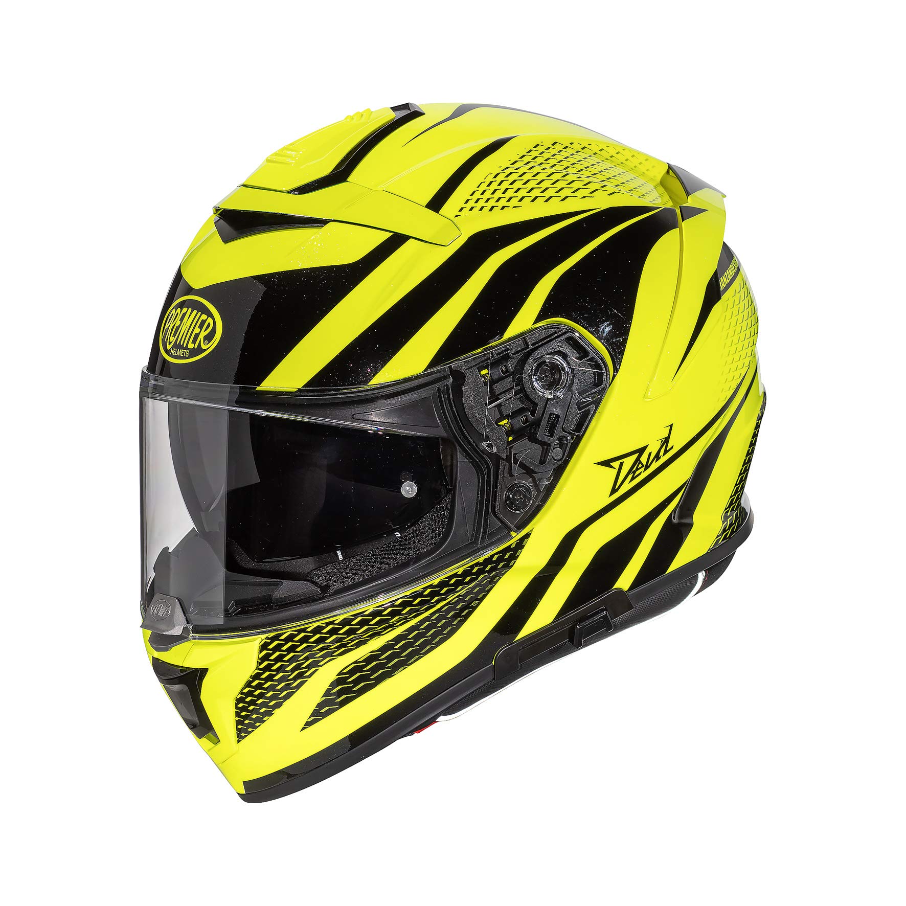 Premier APINTDEVFIBPRF000S HELM PR DEVIL PR FLUO,GELB/SCHWARZ,S von Premier