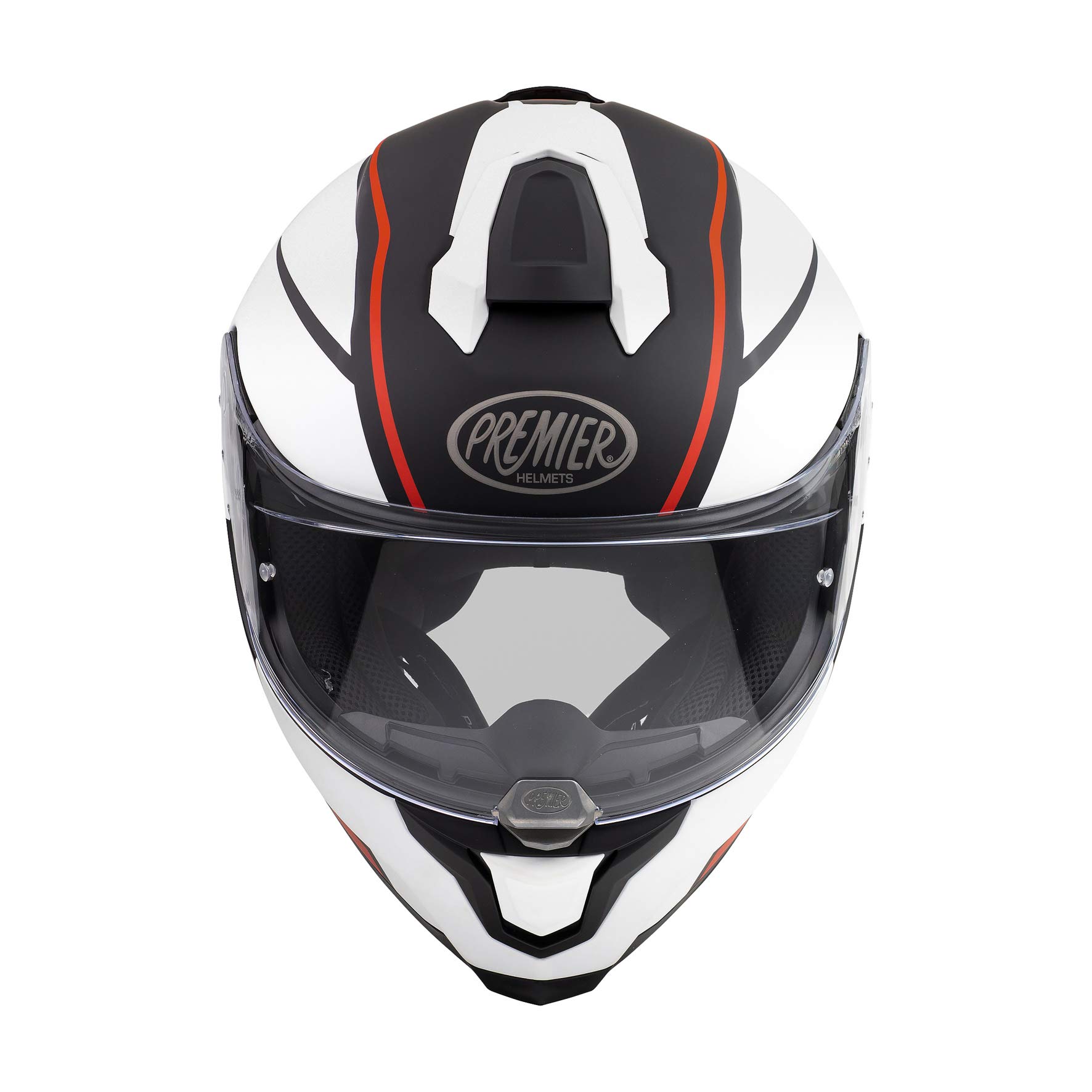 Premier APINTHYPFIBD92000L HELM DE HYPER DE 92 BM,WEISS/SCHWARZ/ROT,L von Premier