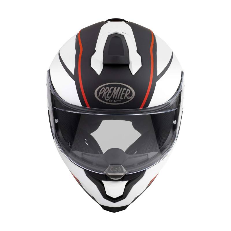 Premier APINTHYPFIBD92000L HELM DE HYPER DE 92 BM,WEISS/SCHWARZ/ROT,L von Premier