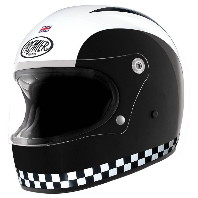 Premier HELM TROPHY RETRO',SCHWARZ/WEISS,L von Premier