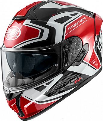 Premier Evoluzione RR, Integralhelm - Rot/Weiß/Schwarz - L von Premier