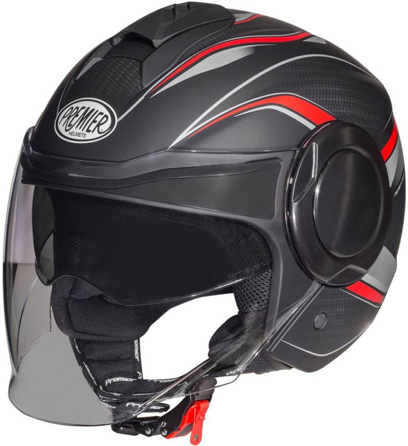 Premier HELM COOL PX 9 BM,SCHWARZ/ROT,S von Premier