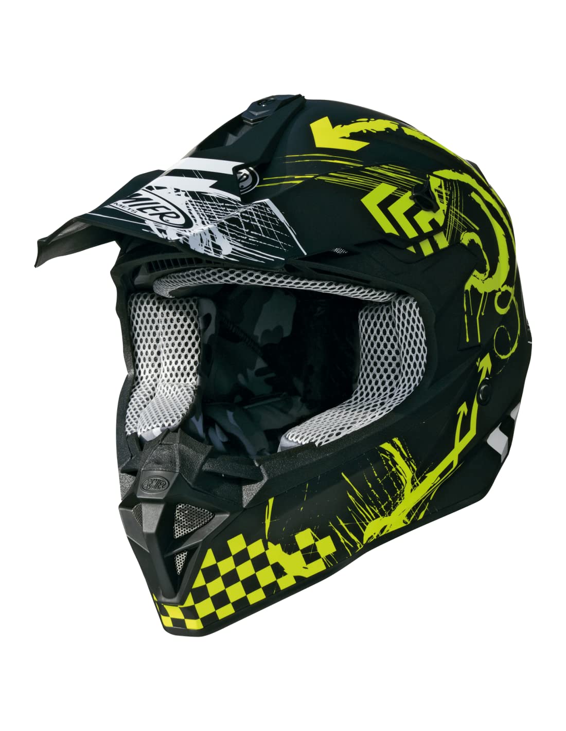 Premier HELM EXIGE RX Y BM,SCHWARZ/FLUO GELB,L von Premier