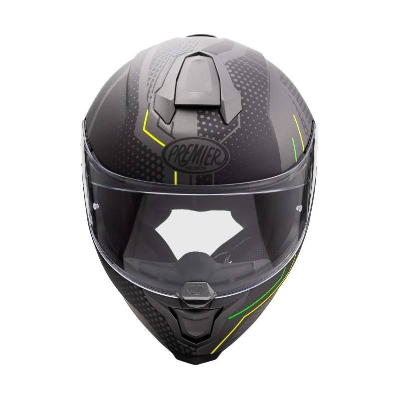 Premier HELM HYPER BP 6 BM,SCHWARZ/GELB/GRÜN,L von Premier