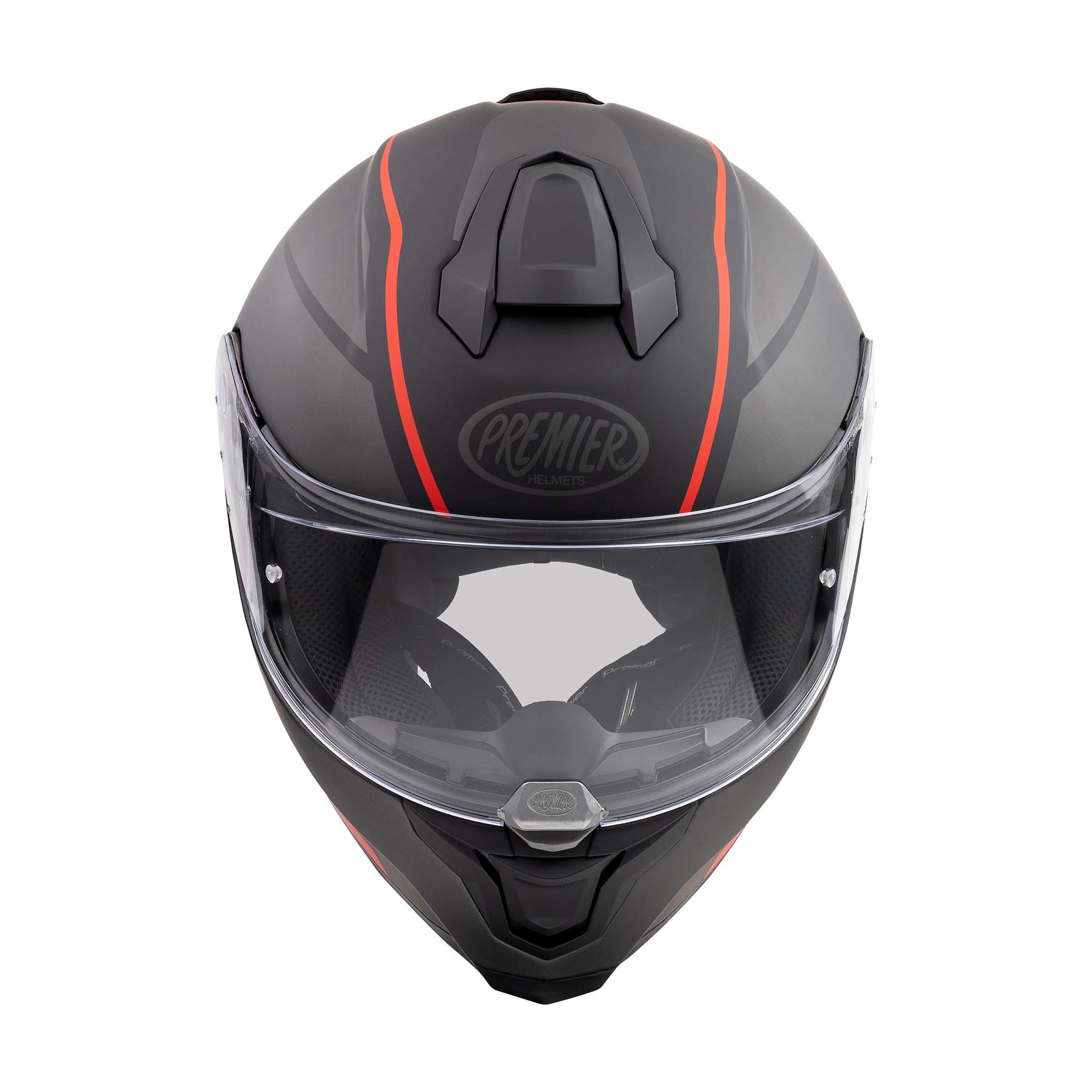 Premier HELM HYPER DE 17 BM,GRAU/SCHWARZ/ROT,L von Premier