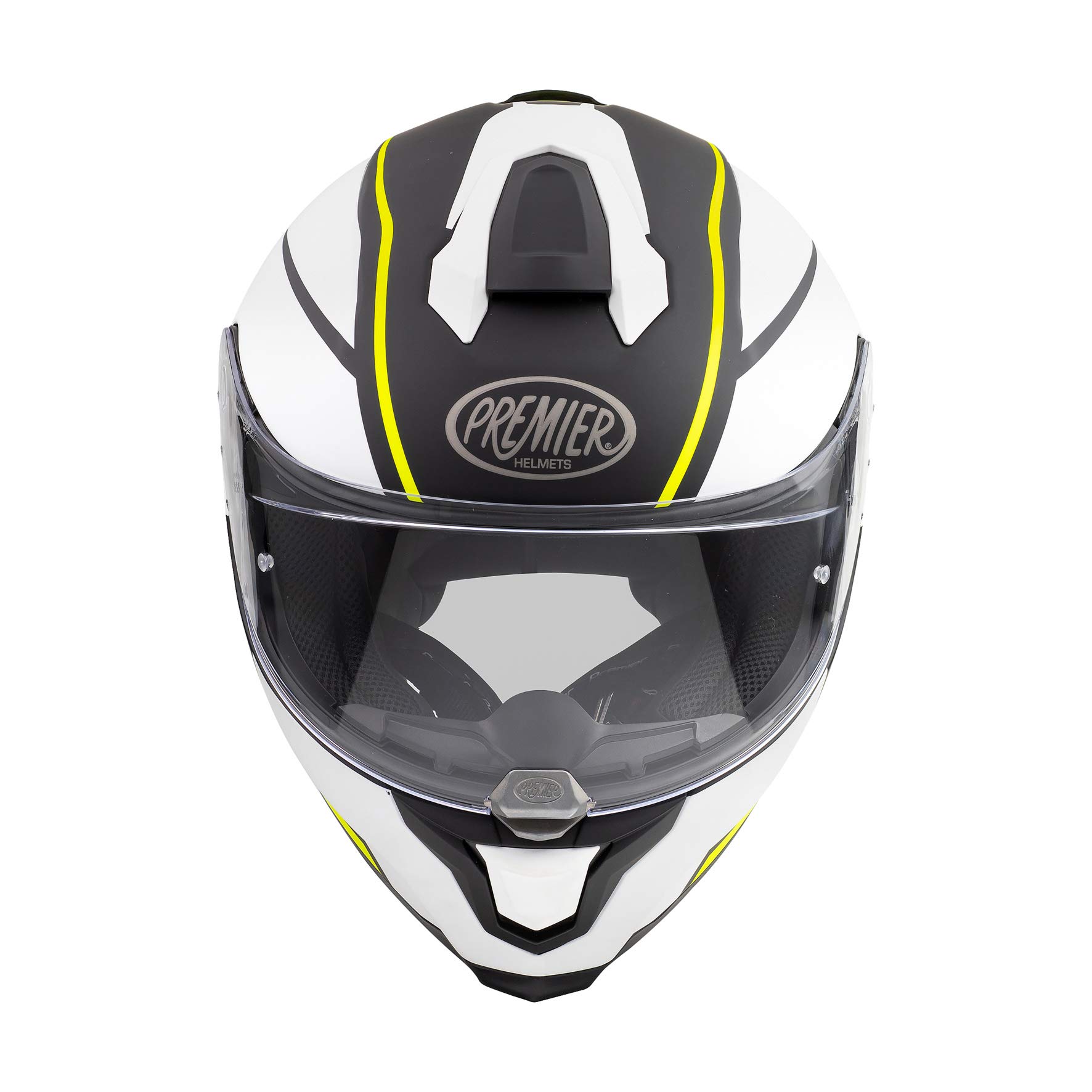 Premier HELM HYPER DE Y9 BM,WEISS/SCHWARZ/GELB,XXL von Premier