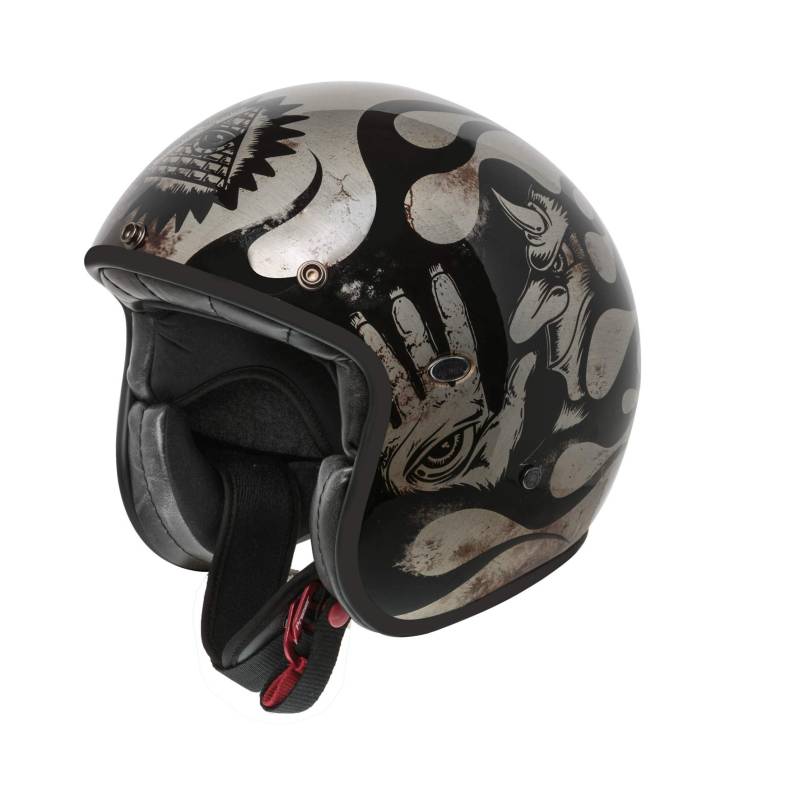 Premier HELM LE PETIT CLASSIC BD TITANIUM,SCHWARZ/TITAN,L von Premier