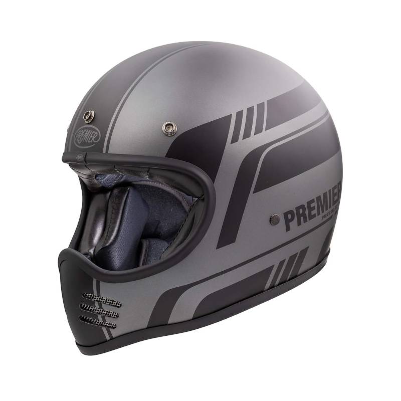 Premier HELM MX BL 17 BM,GRAU SCHWARZ,L von Premier