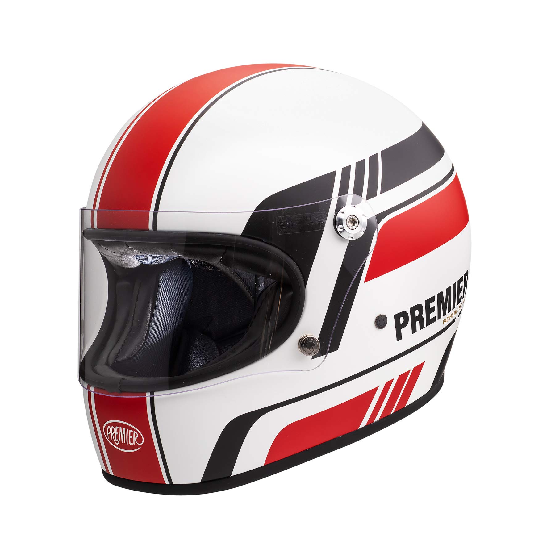 Premier HELM MX BL 8 BM,WEISS/ROT/SCHWARZ,S von Premier