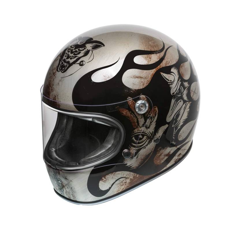 Premier HELM TROPHY BD TITANIUM,TITAN/SCHWARZ,XL von Premier