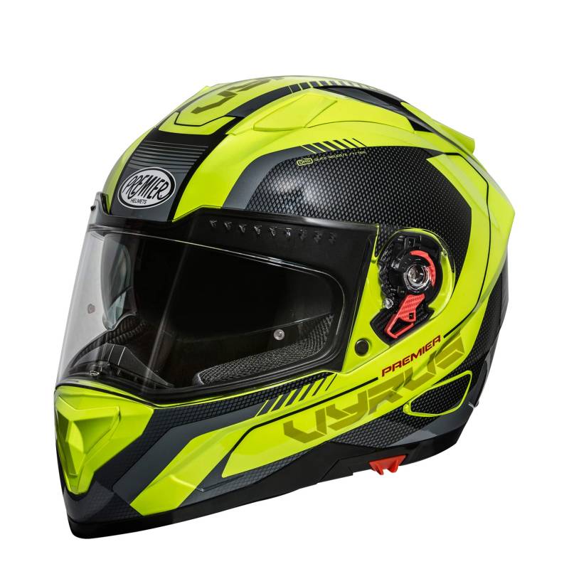 Premier HELM VYRUS MP FLUO,FLUO GELB/SCHWARZ,M von Premier