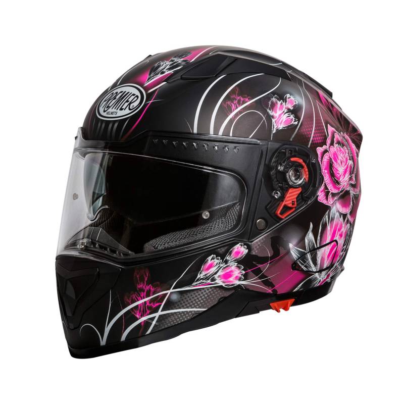 Premier HELM VYRUS VANITY 9 BM,SCHWARZ/ROSA/WEISS,XL von Premier