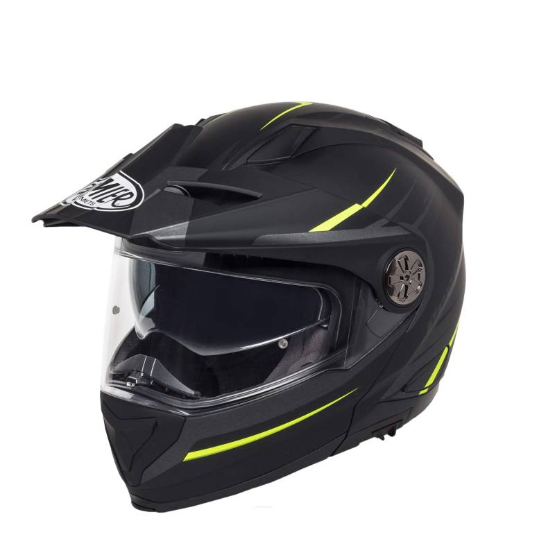 Premier HELM X-TRAIL MO Y BM,SCHWARZ/FLUO GELB,S von Premier