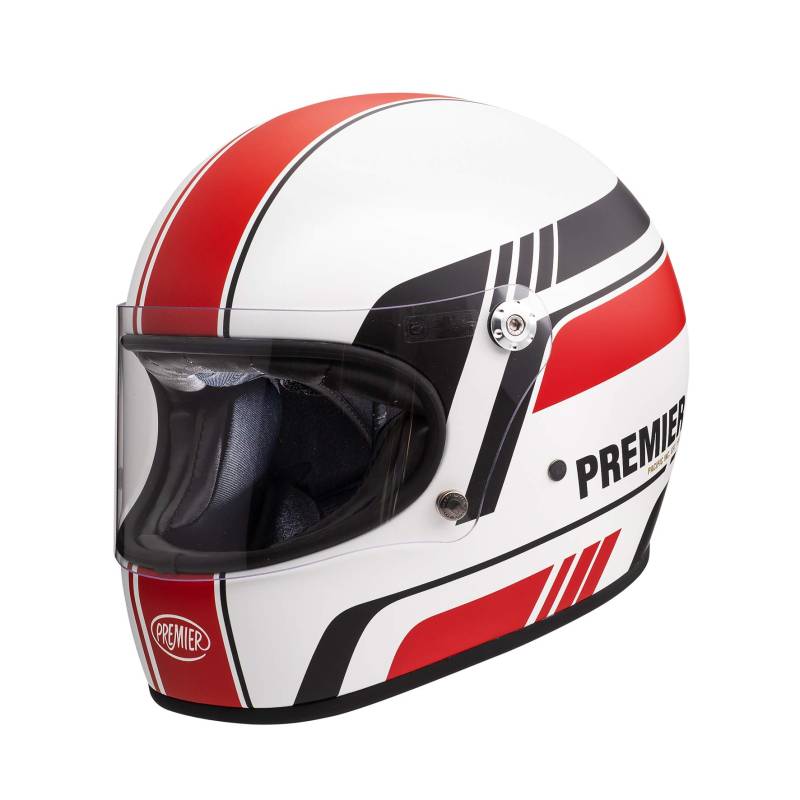 Premier HELM TROPHY BL 8 BM,WEISS/ROT/SCHWARZ,S von Premier