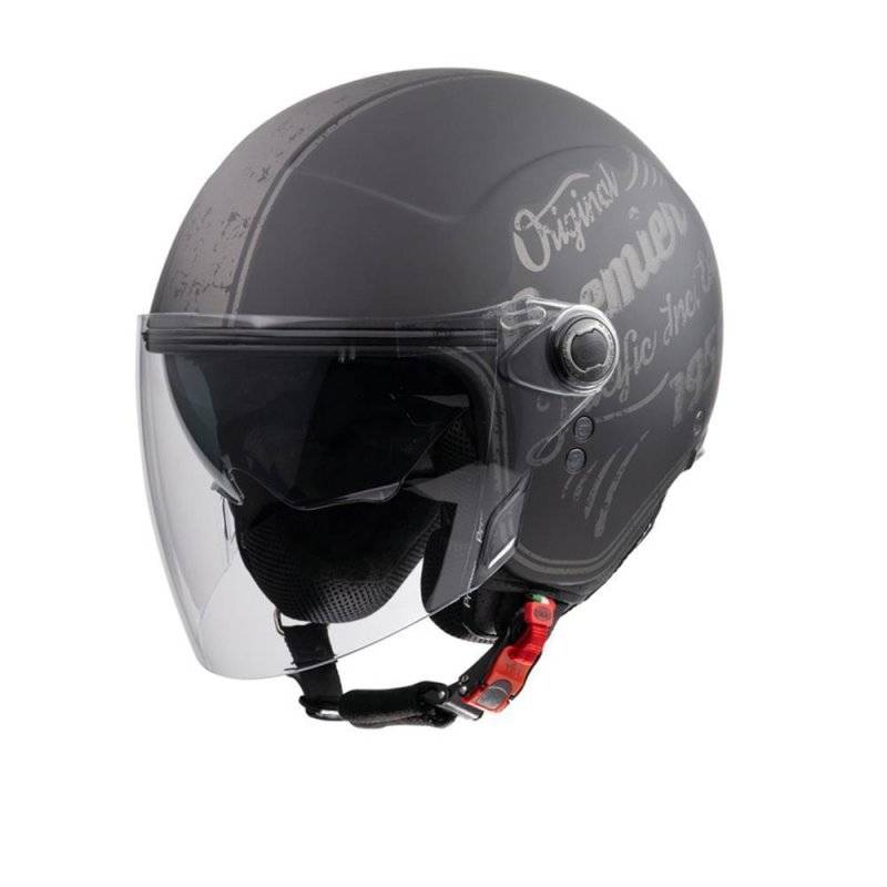 Premier-Jethelm-Rocker-Visor-U9-BM-schwarz-matt von Premier