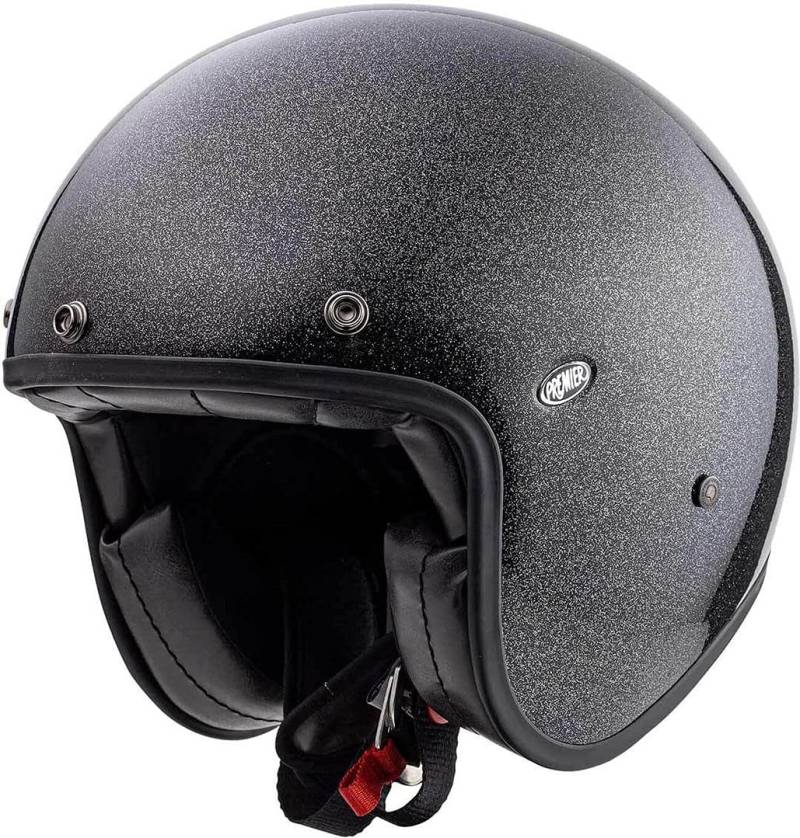 Premier HELM LE PETIT CLASSIC U 9 GLITTER SILVER,SCHWARZES/SILBER,S von Premier