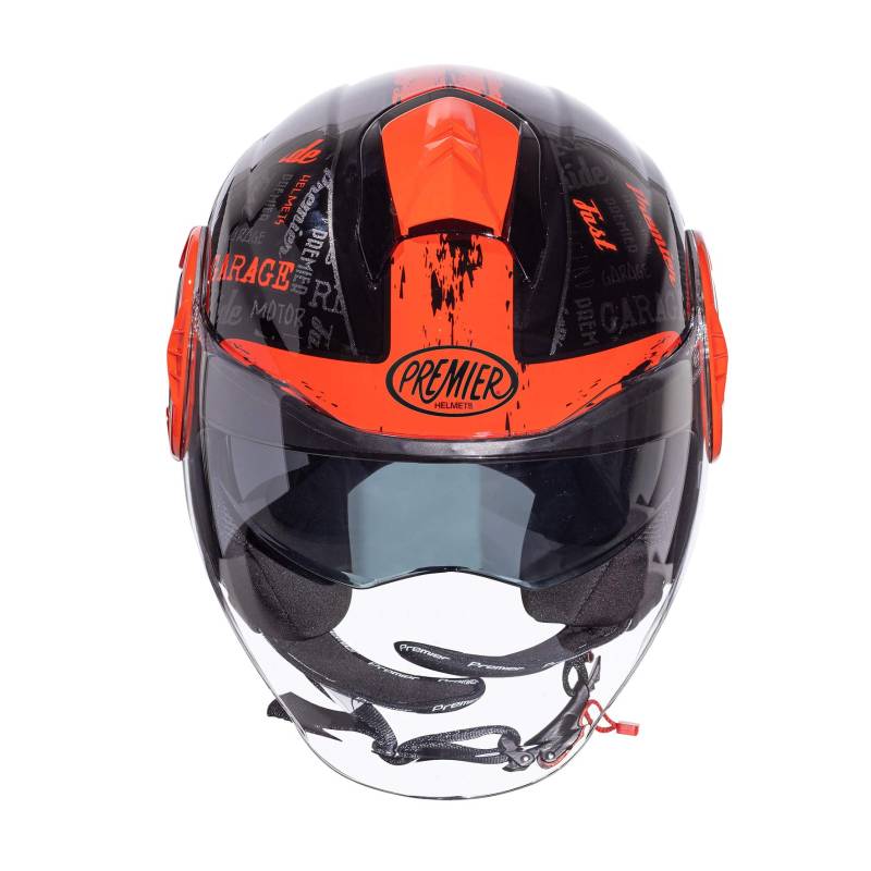 PREMIER Helm COOL RD 92,SCHWARZ/ROT,M von Premier