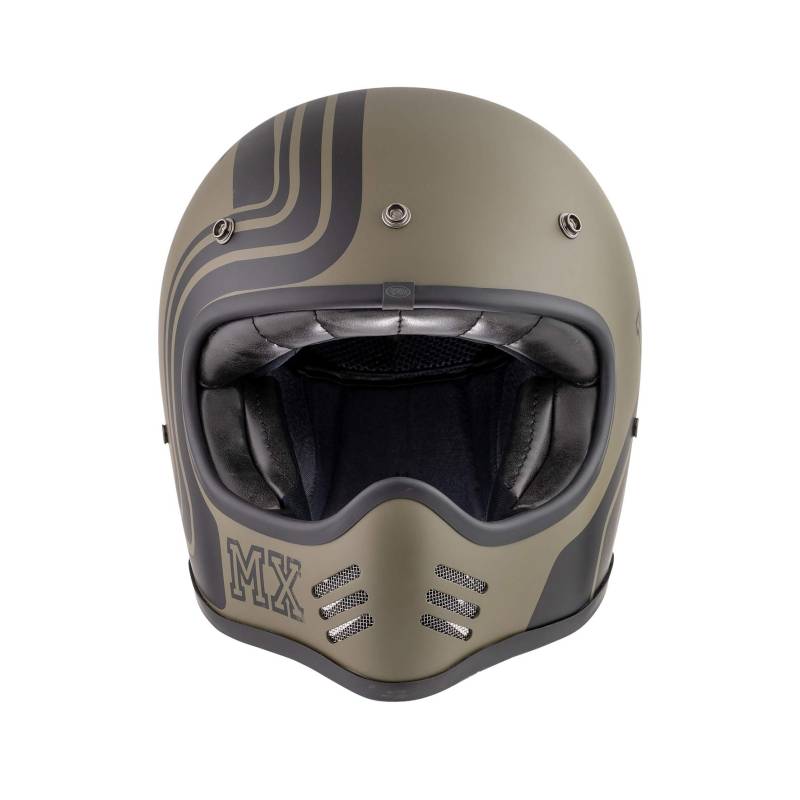 Premier HELM MX BTR MILITARY GREEN BM,MILITARY GRÜN/SCHWARZ,M von Premier