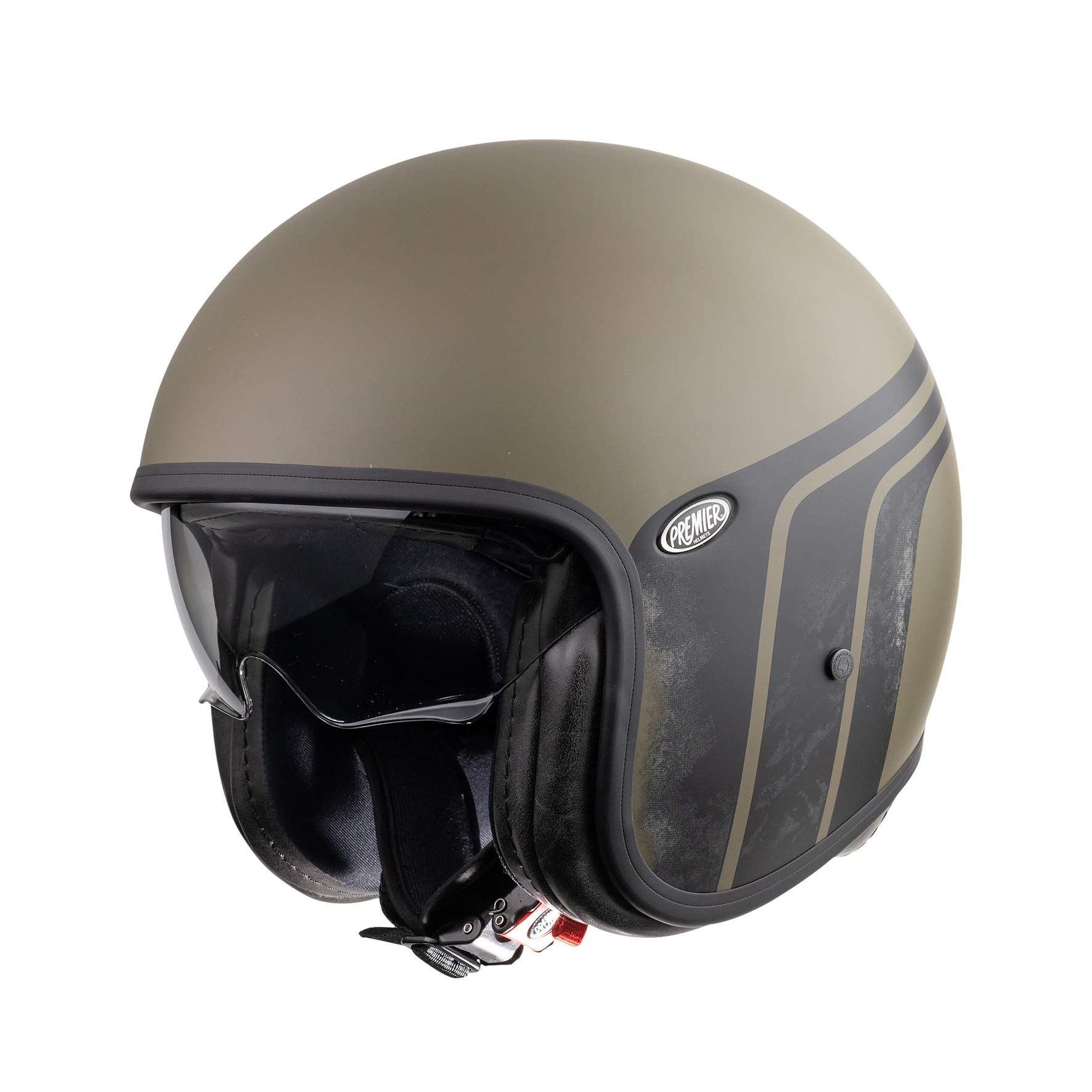 Premier HELM VINTAGE BTR MILITARY GREEN BM,MILITARY GRÜN/SCHWARZ,XL von Premier