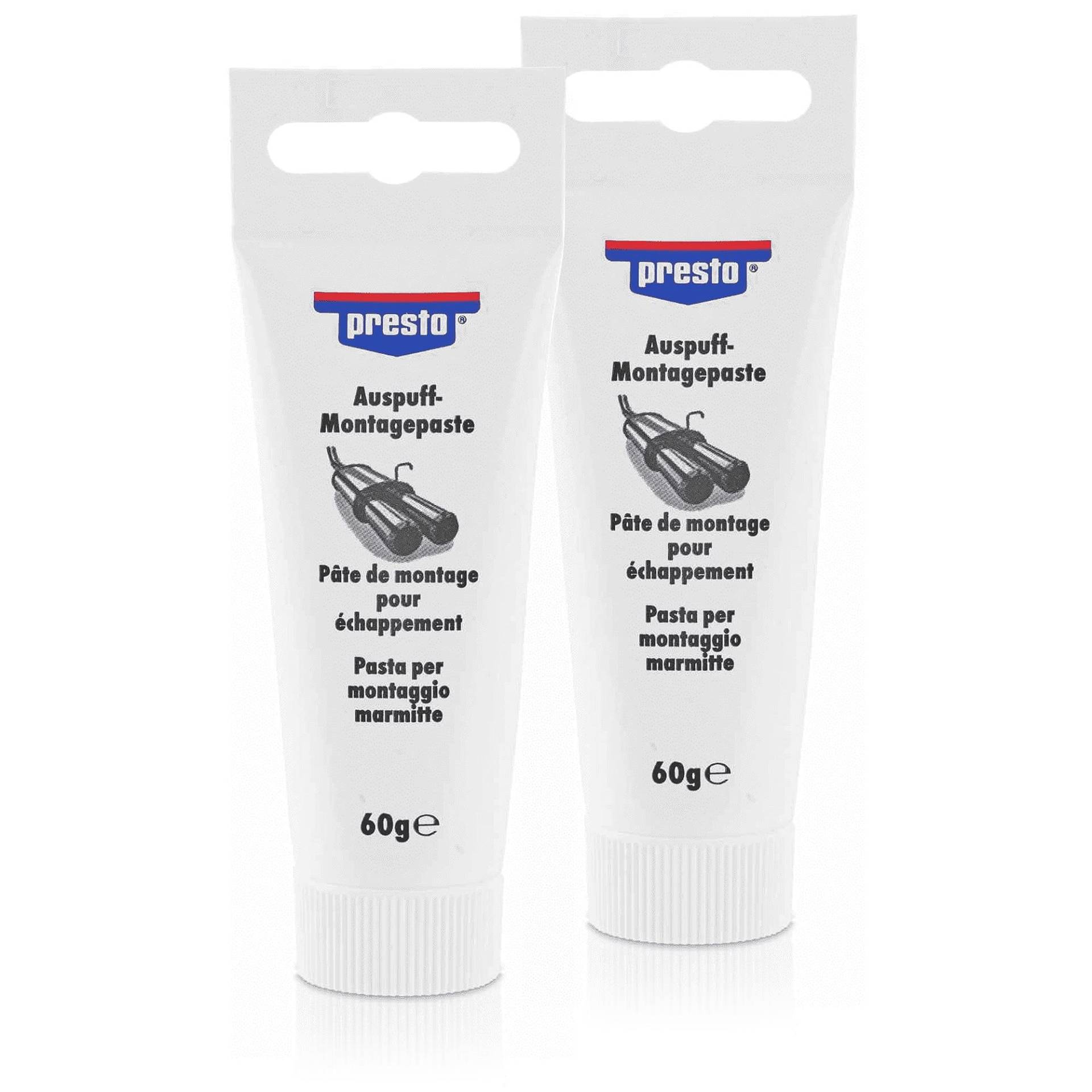 2x 60g Presto Auspuff-Montagepaste Auspuffmontagepaste Dichtmasse Dichtstoff Abgasanlage von Presto