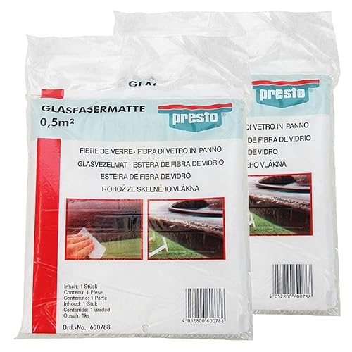 2x PRESTO Glasfasermatte 0,5 qm von Presto