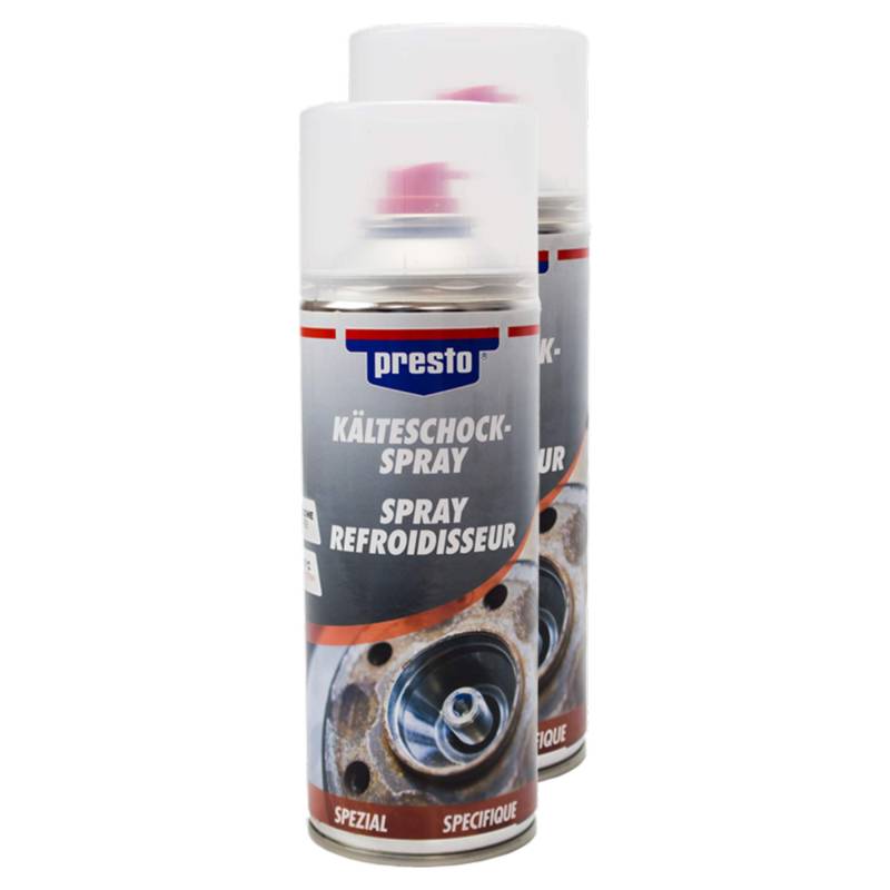 Presto 2X 211881 KÄLTESCHOCKSPRAY Spezial Schrauben MUTTERN BOLZEN 400 ml von Presto