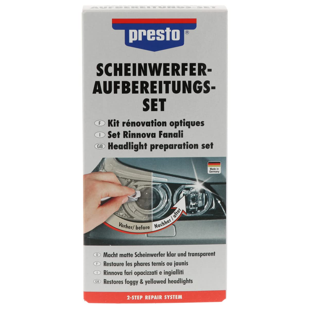 presto 365171 Scheinwerfer-Aufbereitungs-Set von Presto