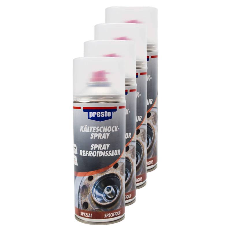 Presto 4X 211881 KÄLTESCHOCKSPRAY Spezial Schrauben MUTTERN BOLZEN 400 ml von Presto