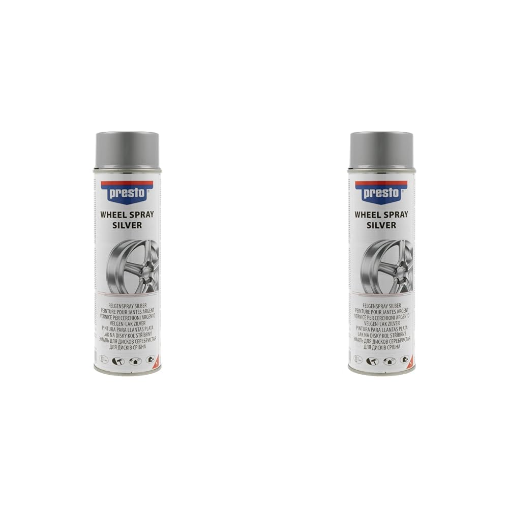 presto 428924 Universal Felgenspray silber 500 ml (Packung mit 2) von Presto