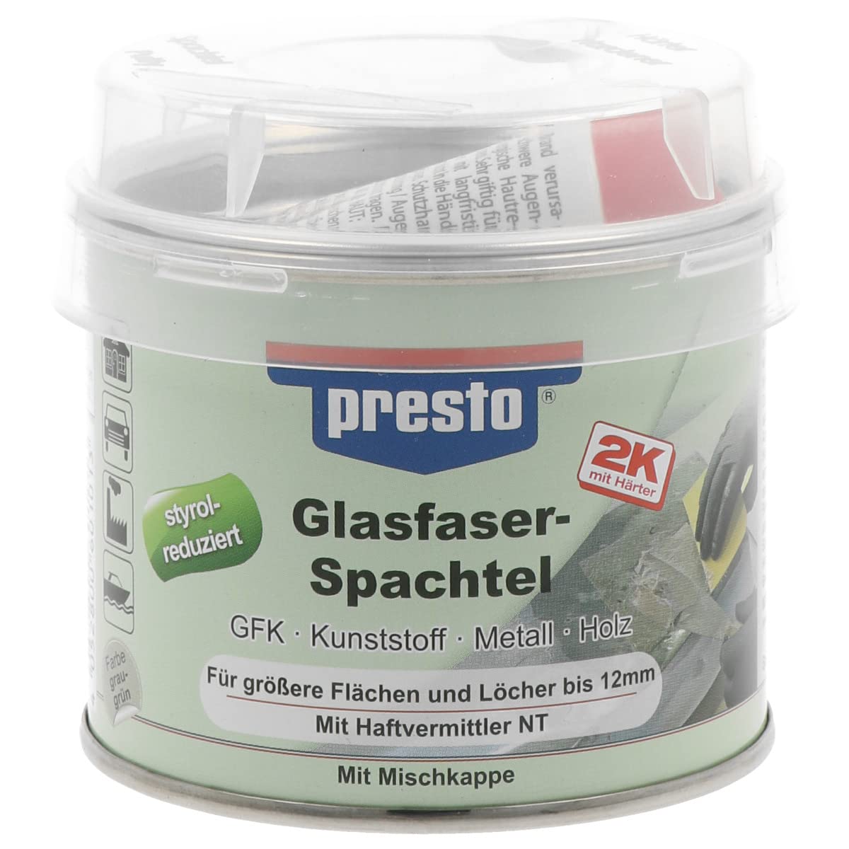 presto 601013 Glasfaser-Spachtel styrolreduziert 250 g von Presto