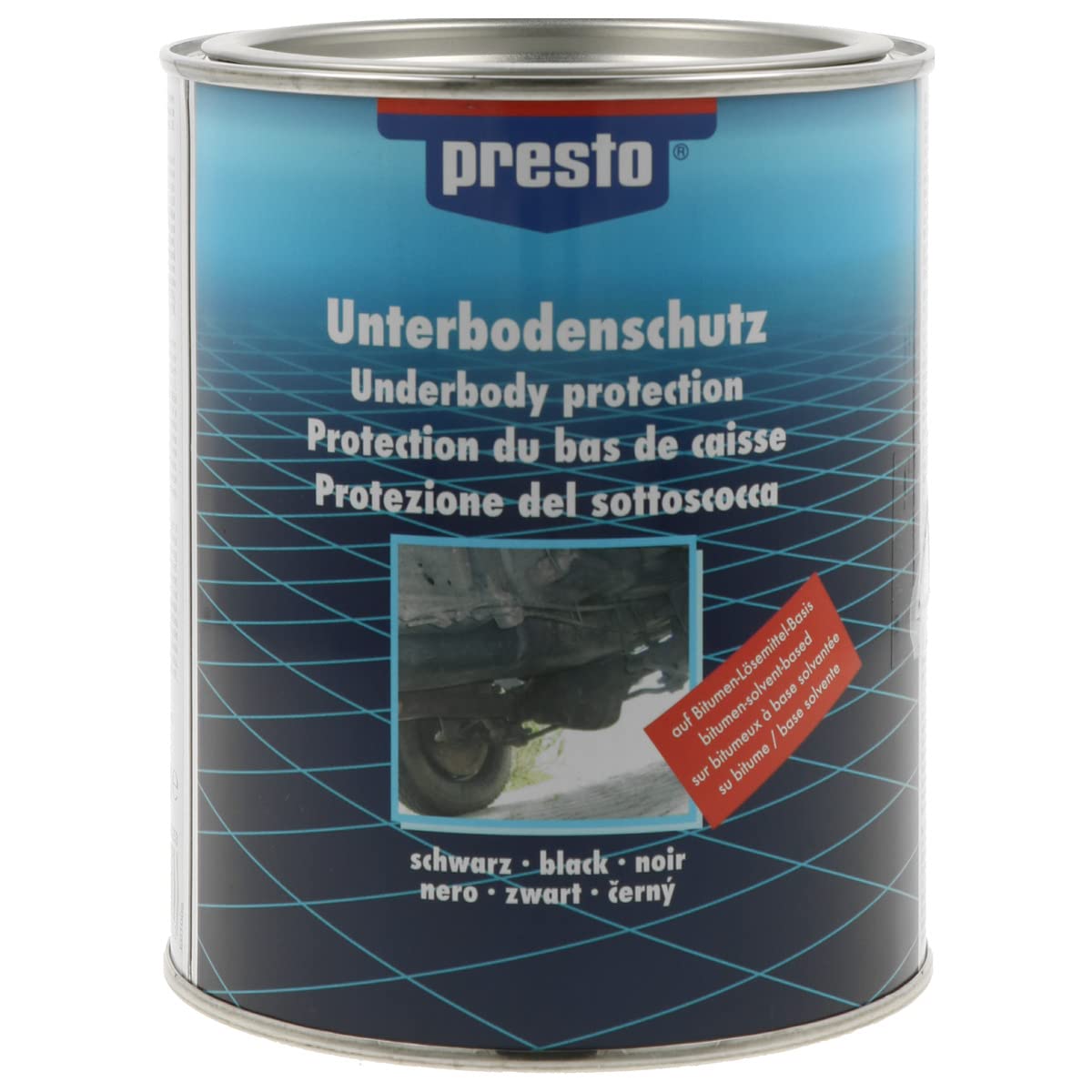 presto 603253 Unterbodenschutz Bitumen schwarz 1,3 kg von Presto
