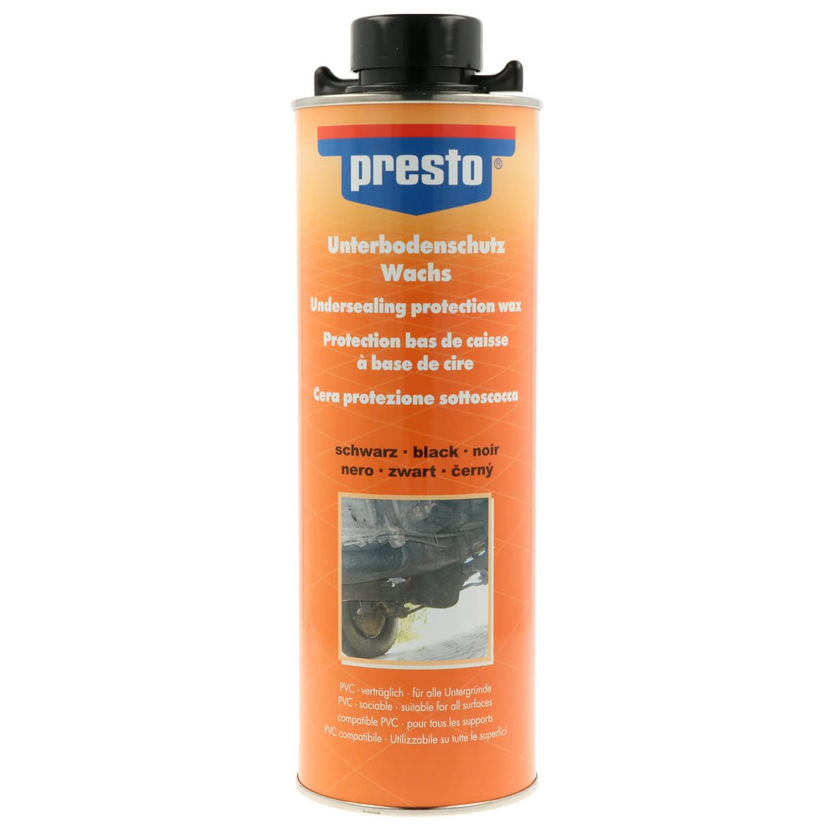 presto 690211 Unterbodenschutz Wachs schwarz 1000 ml von Presto