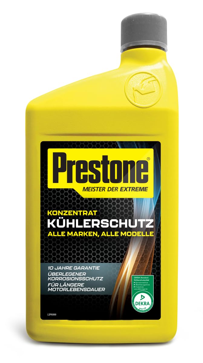 PRESTONE Kühlerschutzmittel -64°C bis 129 °C 10 Jahre Kühlerfrostschutz, Konzentrat, 1L von Prestone