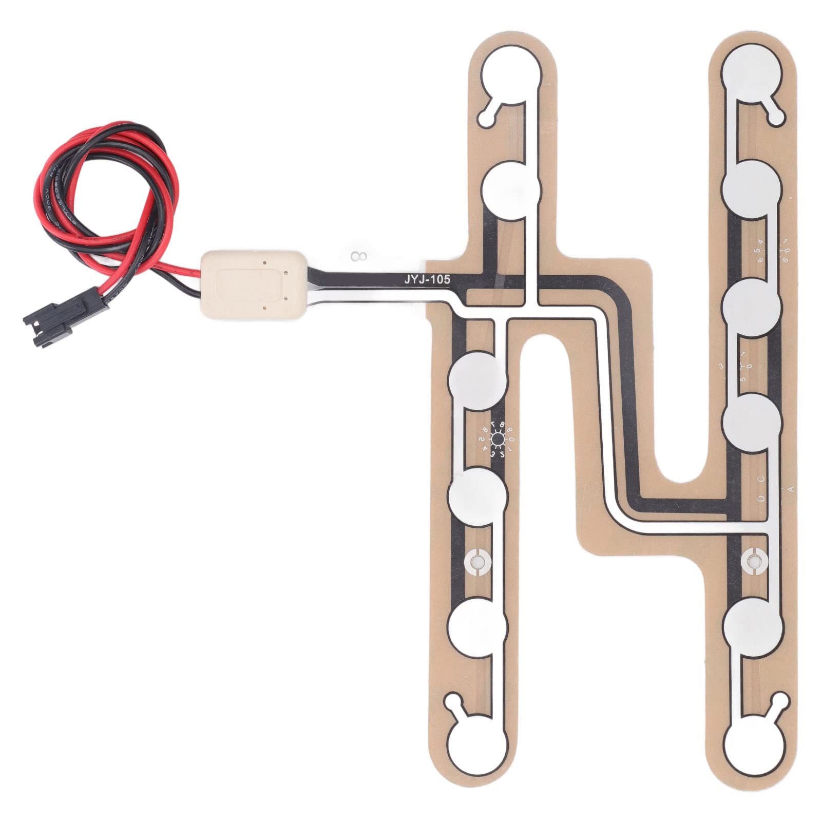 Prevessel Sicherheitsgurt-Drucksensor, Empfindlicher, Schnell Reagierender Dünnfilm-Autositz-Drucksensor, 50 V von Prevessel