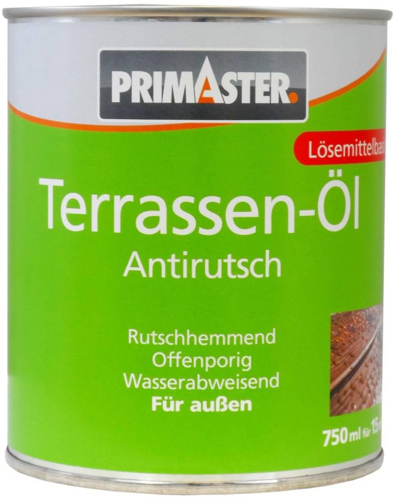 Primaster Terrassen-Öl, Anti Rutsch 750 ml für Außen UV-beständigkeit von Primaster