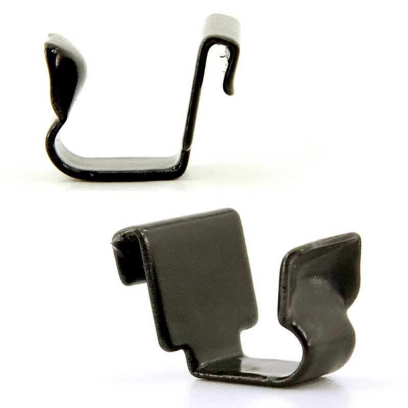 Ersatz-Türclip M05 - Metall Hakenmodell 10mm, Schwarz von CAR SHADES