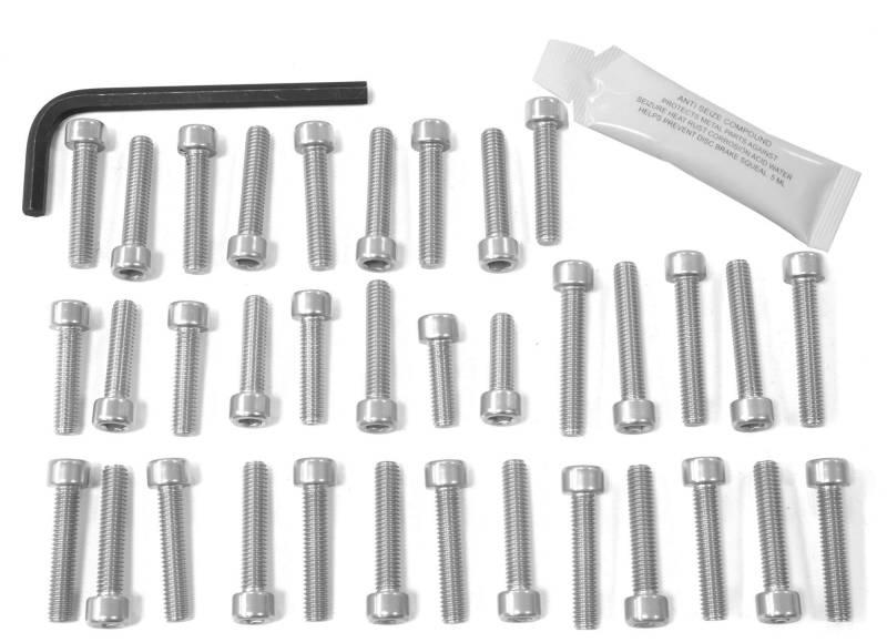 Pro-Bolt EDU036 Aluminium Motorschraubensatz für Ducati 851 Desmo, Silber von Pro-Bolt