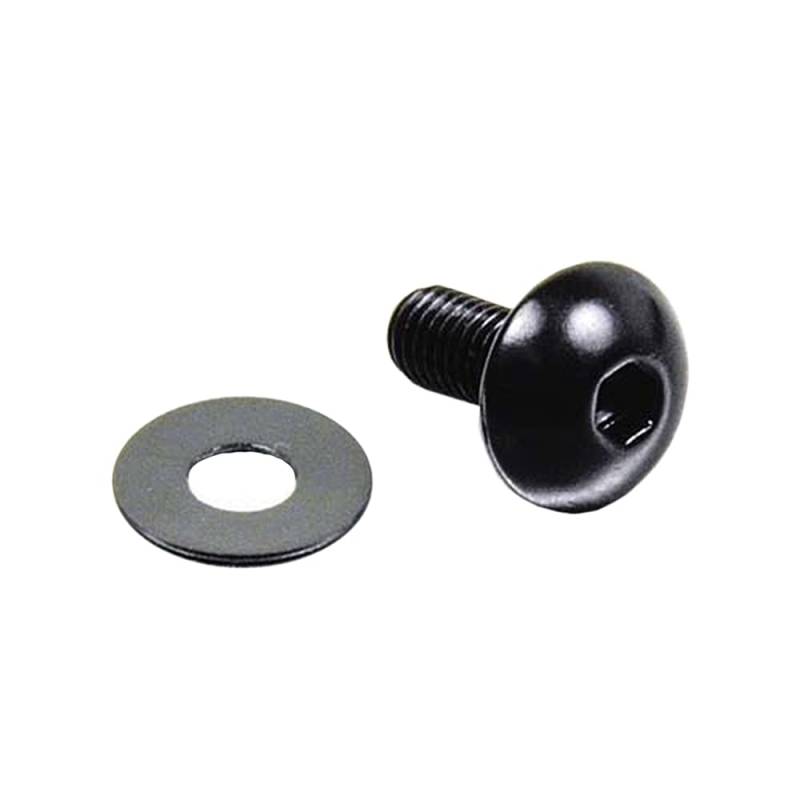 Pro-Bolt LFB512 Aluminium Domkopfschraube, M5 x 0.8mm x 12mm Schwarz von Pro-Bolt