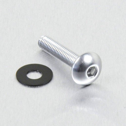 Pro-Bolt LFB520 Aluminium Linsenkopfschraube, Silber, M5 x 0.8mm x 20mm von Pro-Bolt