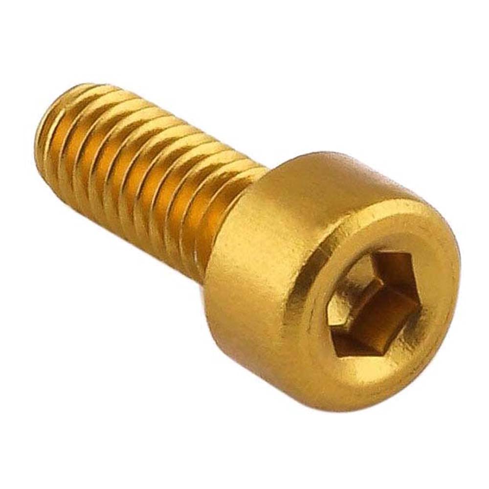 Pro-Bolt LPB410 Aluminium Inbusschraube, M4 x 0.7mm x 10mm Gold von Pro-Bolt