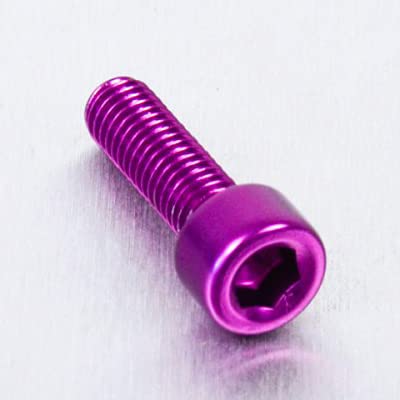 Pro-Bolt LPB516 Aluminium Inbus Schraube, Lila, M5 x 0.8mm x 16mm von Pro-Bolt