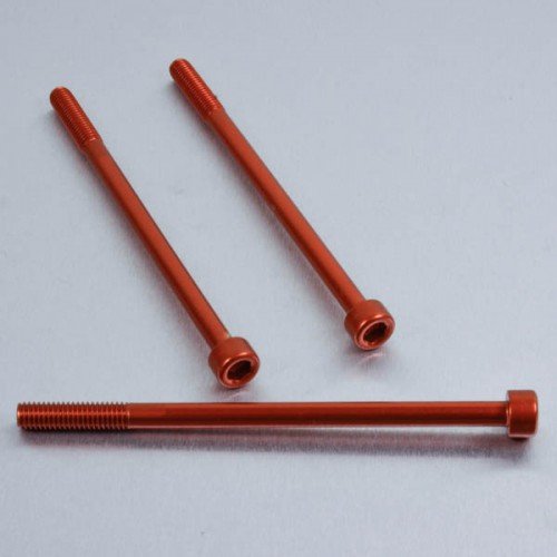 Pro-Bolt LPB6100 Aluminium Inbus Schraube, Orange, M6 x 1.00mm x 100mm von Pro-Bolt