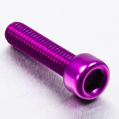 Pro-Bolt LPB625 Aluminium Zylinderkopfschraube Pro-Schraube, Lila, M6 x 1.00mm x 25mm von Pro-Bolt