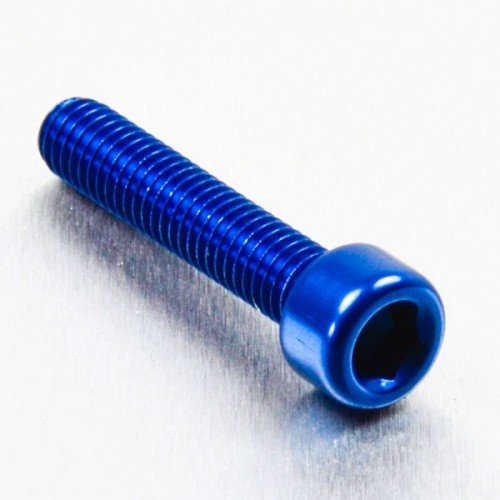 Pro-Bolt LPB630 Aluminium Zylinderkopfschraube Pro-Schraube, Blau, M6 x 1.00mm x 30mm von Pro-Bolt