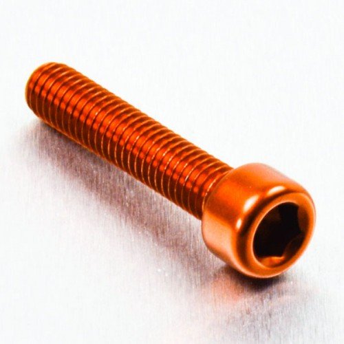 Pro-Bolt LPB630 Aluminium Zylinderkopfschraube Pro-Schraube, Orange, M6 x 1.00mm x 30mm von Pro-Bolt