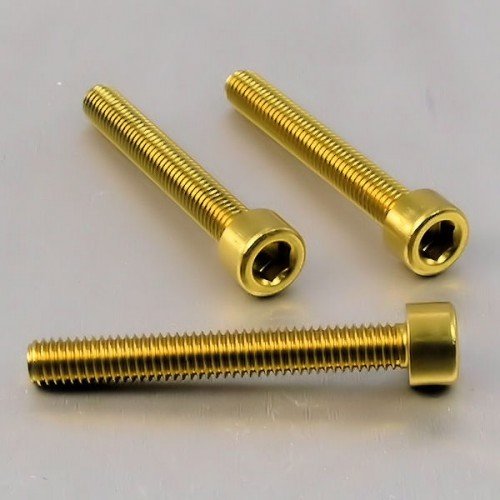 Pro-Bolt LPB645 Aluminium Zylinderkopfschraube Pro-Schraube, Gold, M6 x 1.00mm x 45mm von Pro-Bolt