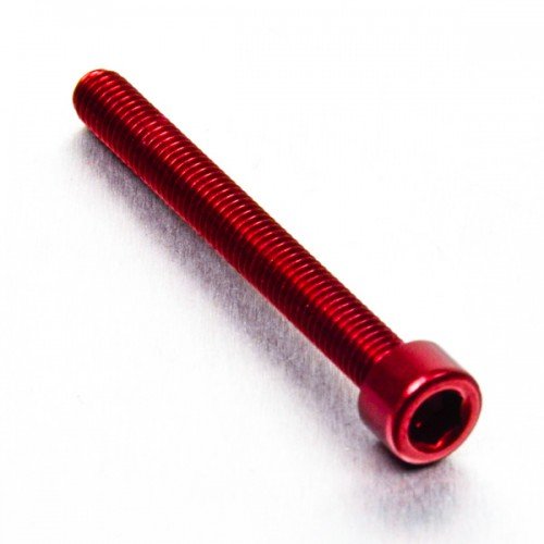 Pro-Bolt LPB655 Aluminium Zylinderkopfschraube Pro-Schraube, Rot, M6 x 1.00mm x 55mm von Pro-Bolt