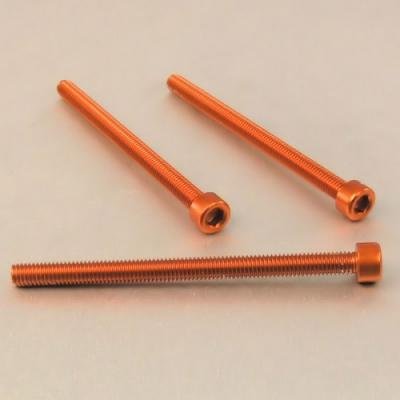 Pro-Bolt LPB685 Aluminium Zylinderkopfschraube Pro-Schraube, M6 x 1.00mm x 85mm, Orange von Pro-Bolt